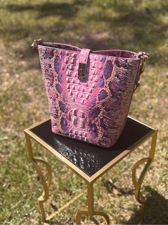 Brahmin Handbags - Brahmin Shira- Pink Cobra Ombré